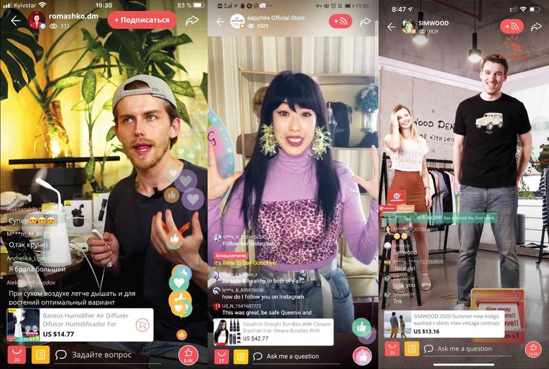 Influencer vermarkten Produkte direkt in der Aliexpress-App