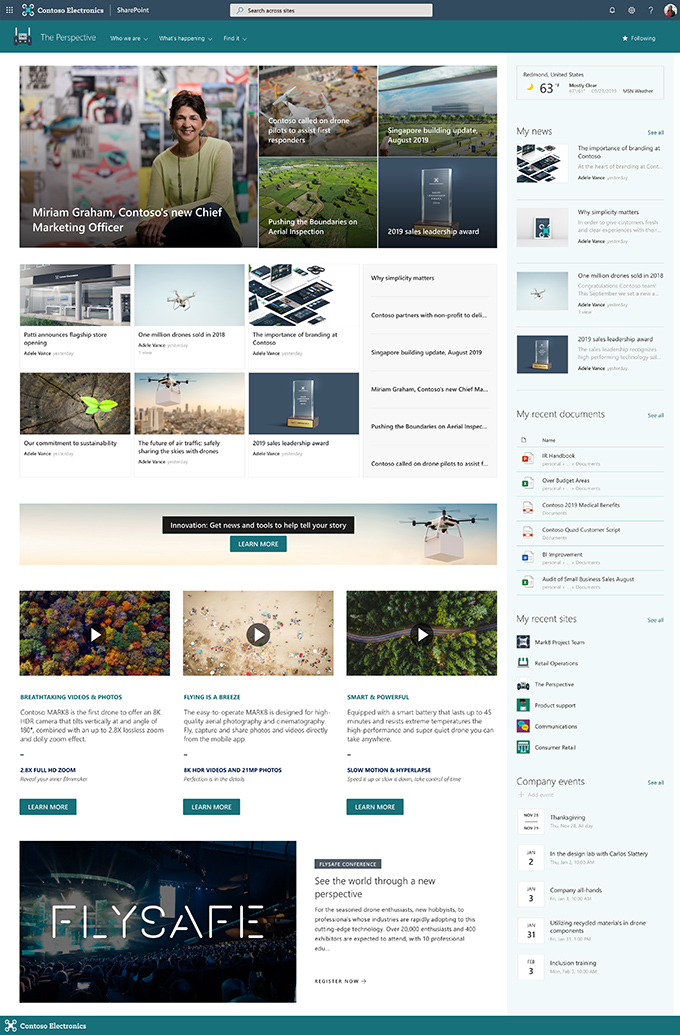 sharepoint_intranet_example_microsoft
